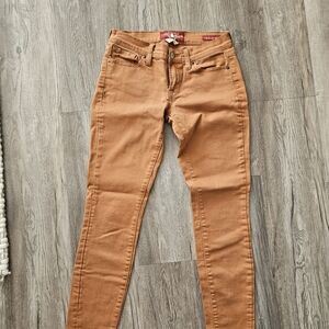 Lucky Brand Rust Color Skinny Jeans Size 2
